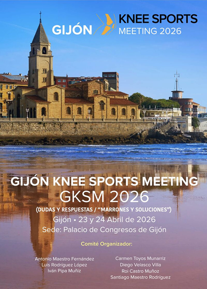 Cartel oficial del Gijón Knee Sports Meeting (GKSM) 2026